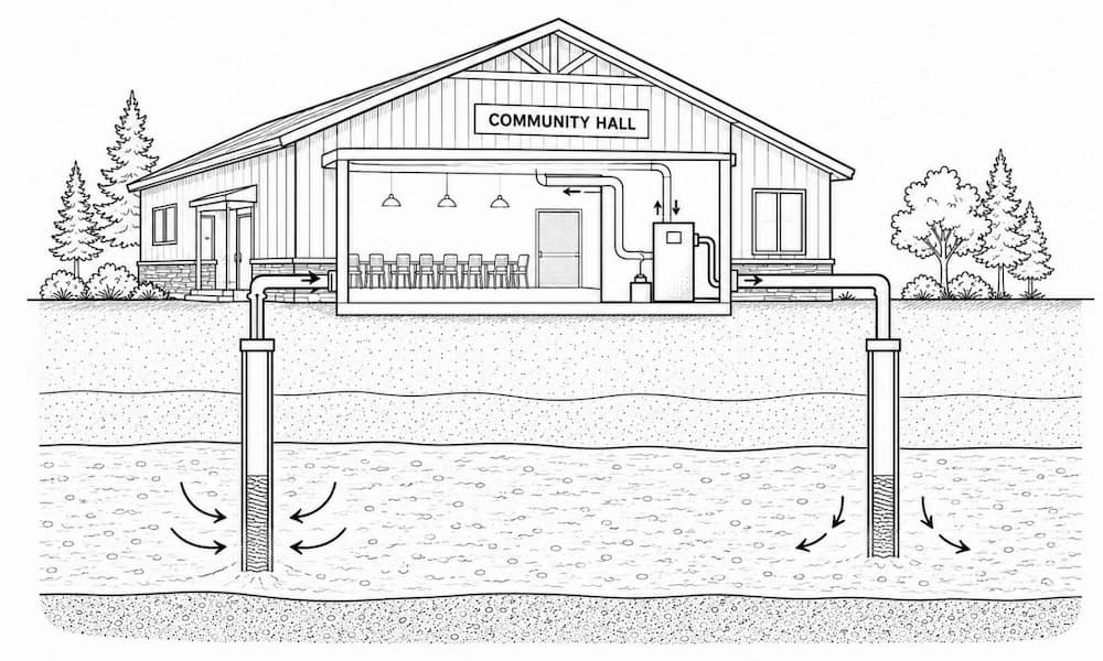 Open loop geothermal
